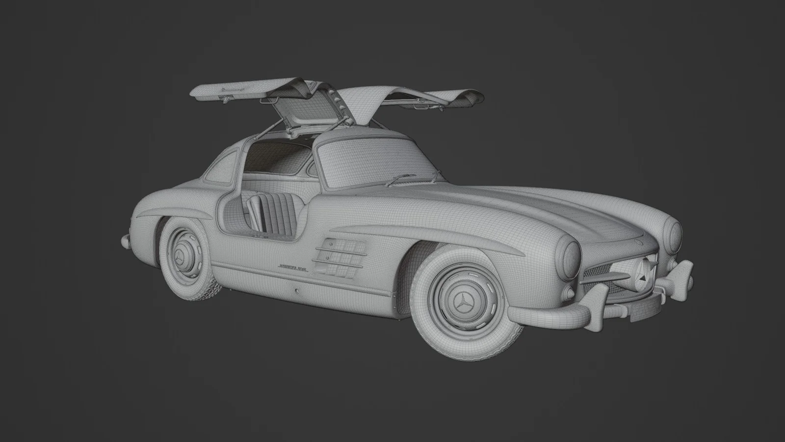 54 Mercedes 300SL Gullwing screenshot 7