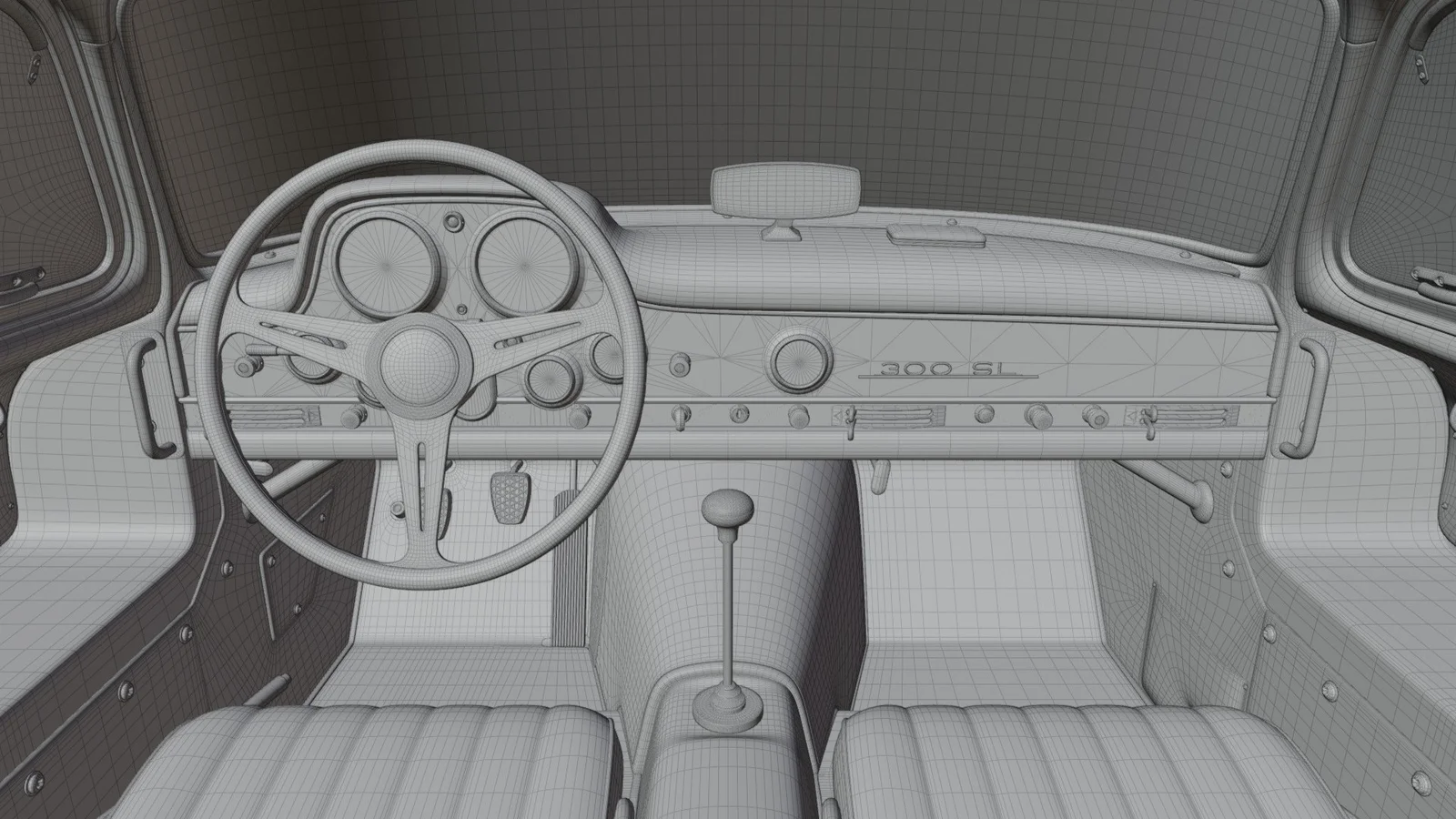 54 Mercedes 300SL Gullwing screenshot 8