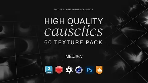 Bottle Caustics Textures - Blender textures & materials