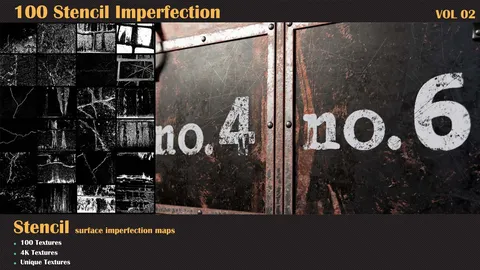 640 Imperfection Texture Bundle - Blender textures & materials