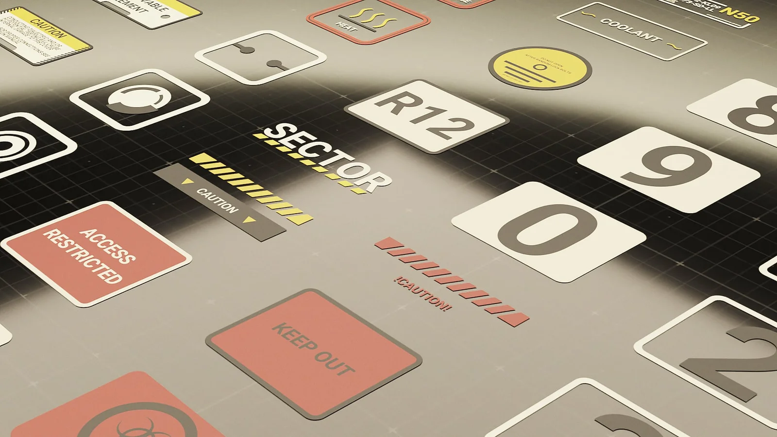 Sci-Fi Lab Info Decals screenshot 5