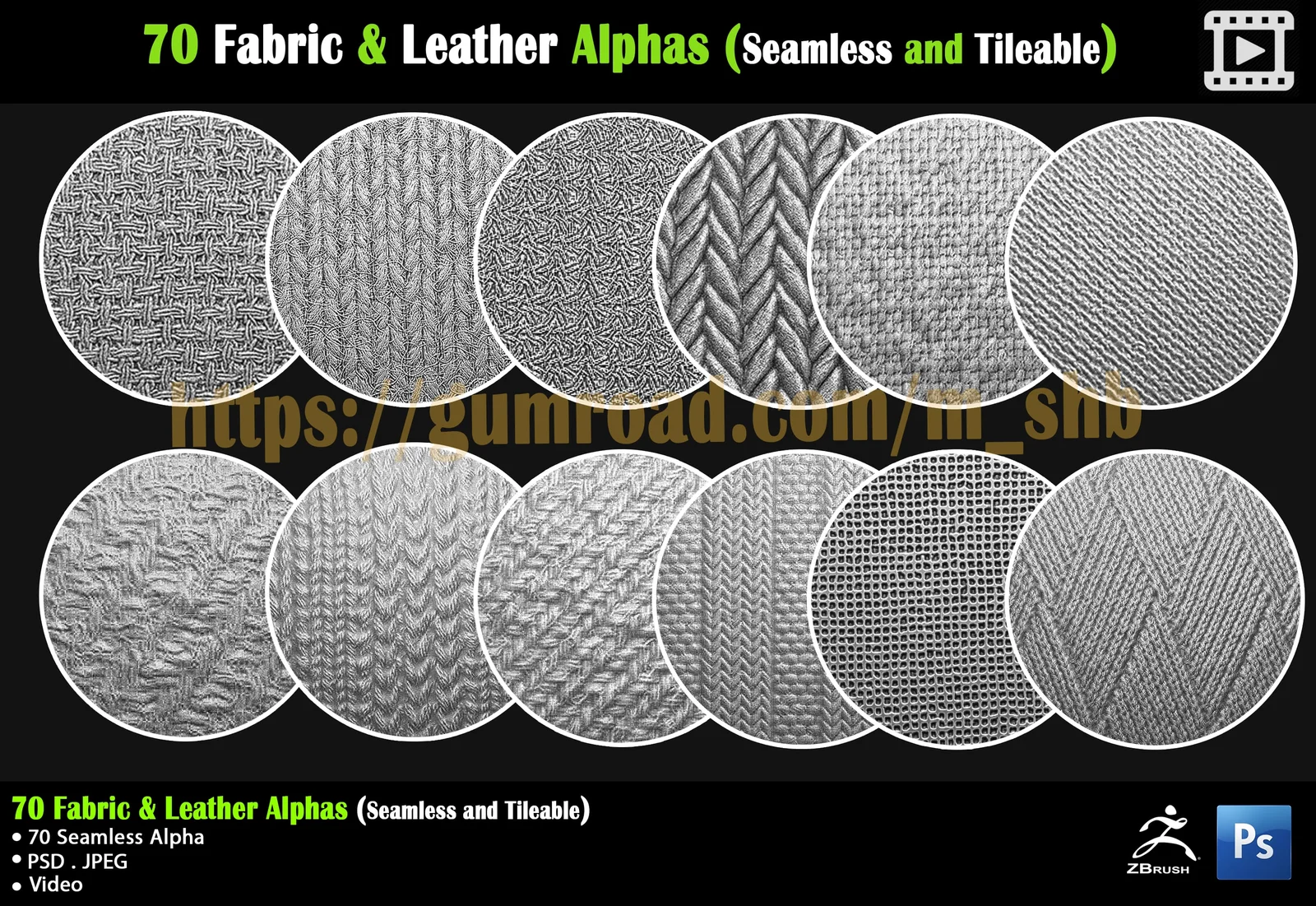 Fabric & Leather Alphas screenshot 2