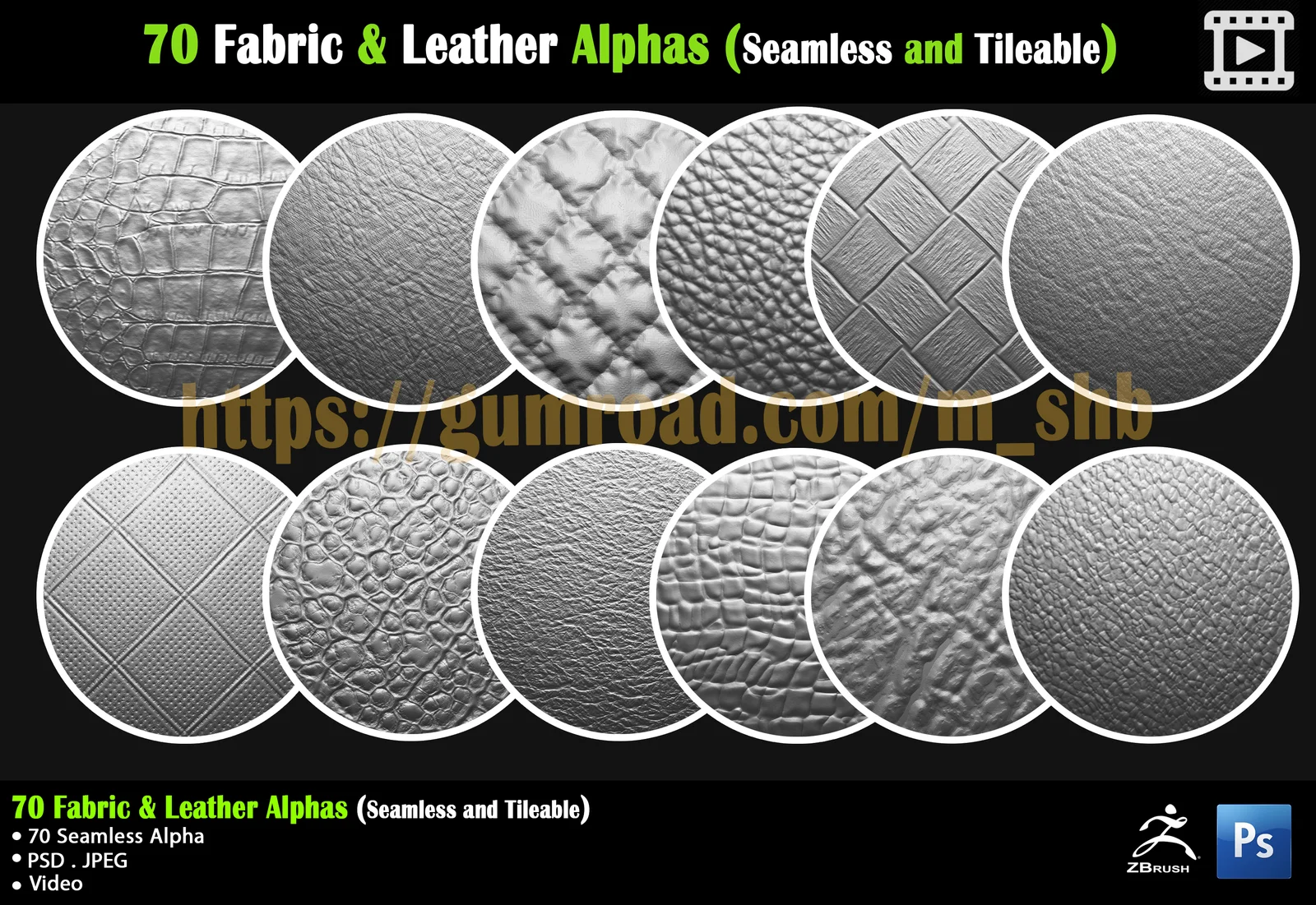 Fabric & Leather Alphas screenshot 3