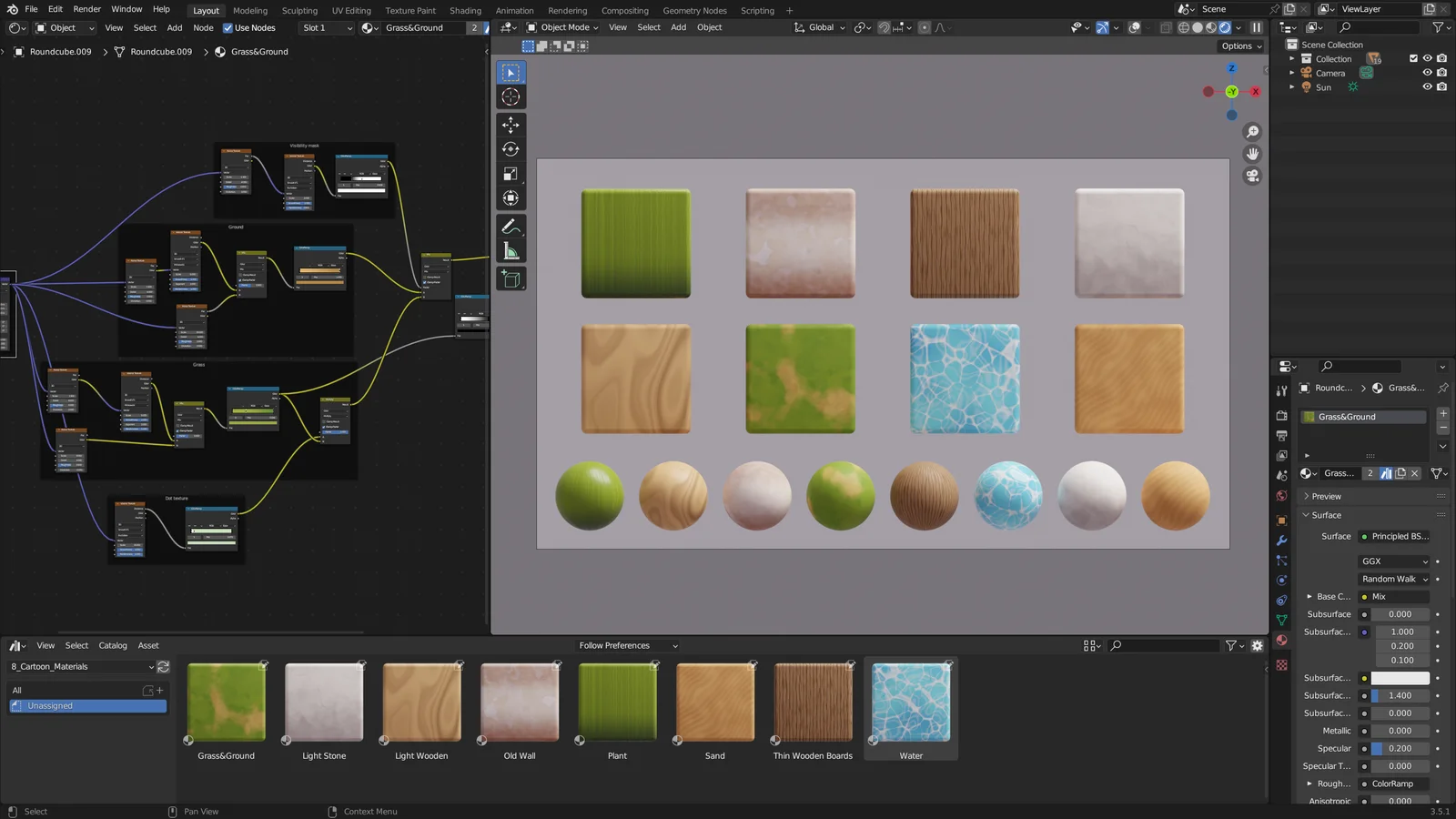 8 Cartoon Procedural Materials screenshot 3