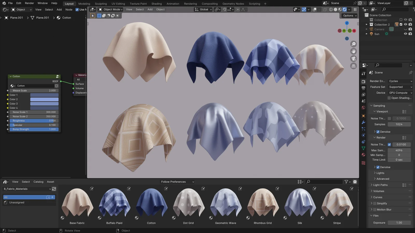 Procedural Fabric Materials screenshot 5
