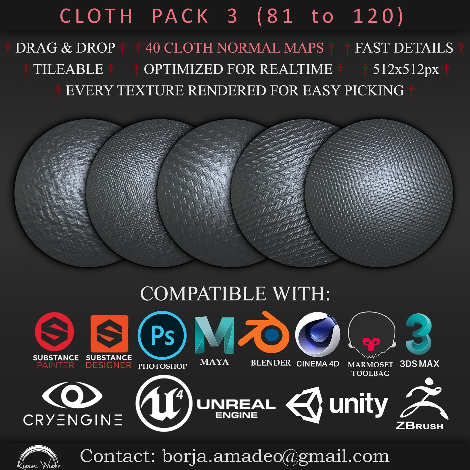 Cloth Normal Maps Pack 3 screenshot 3