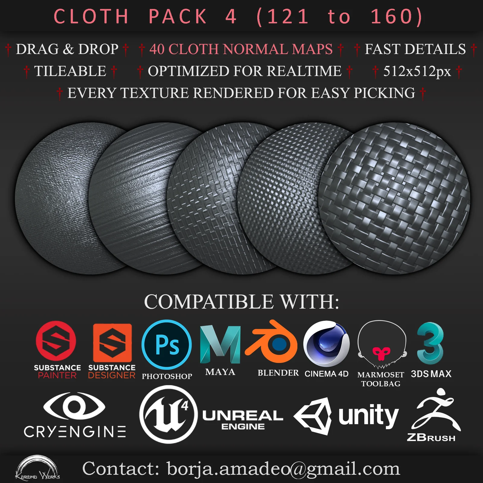 Cloth Normal Maps Pack 4 screenshot 3