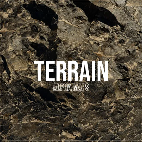 8K Terrain Alpha Maps - Blender textures & materials