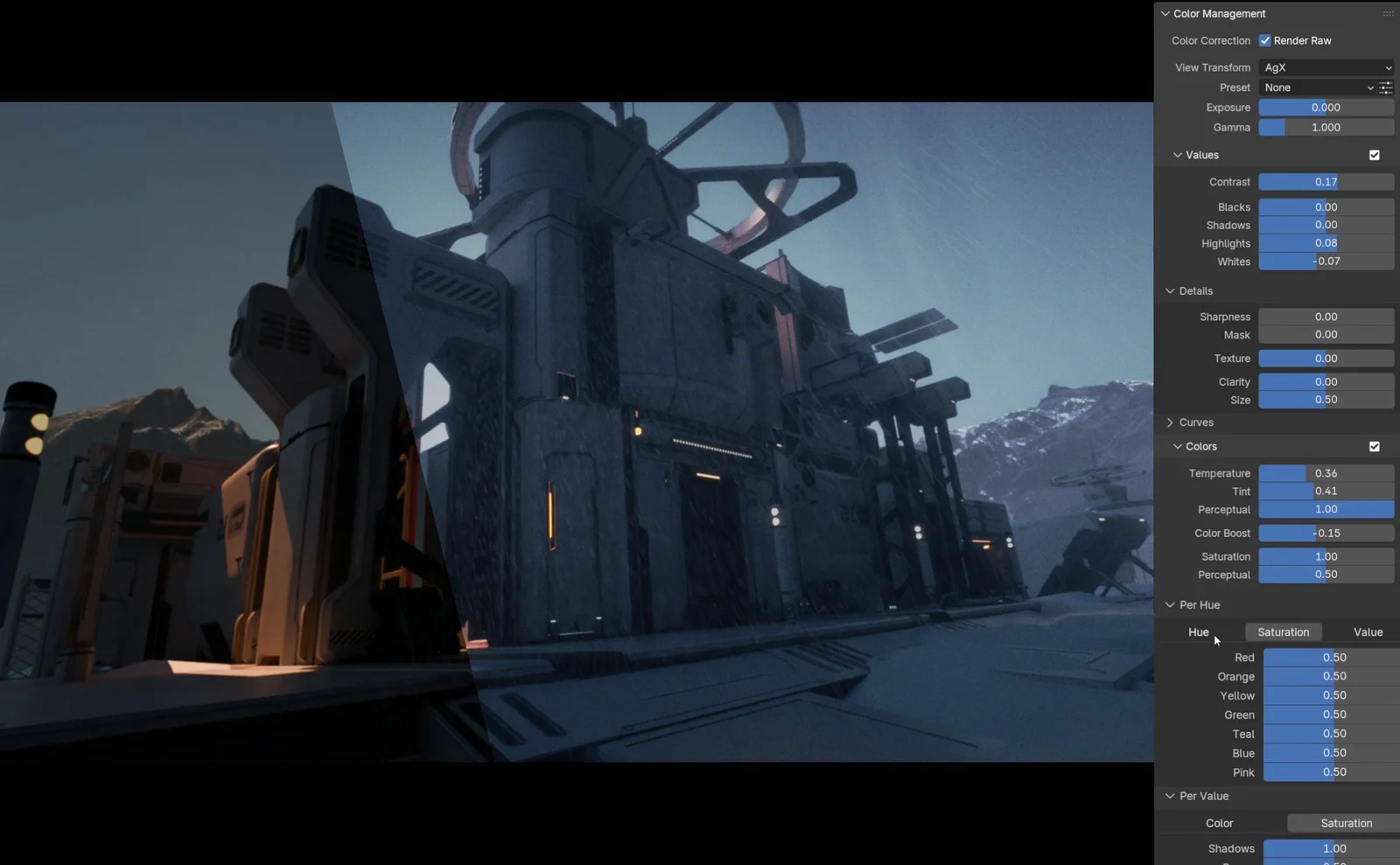 Color Grading with Render Raw screenshot 2