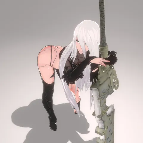 A2 Nier Automata Model - Blender 3d models