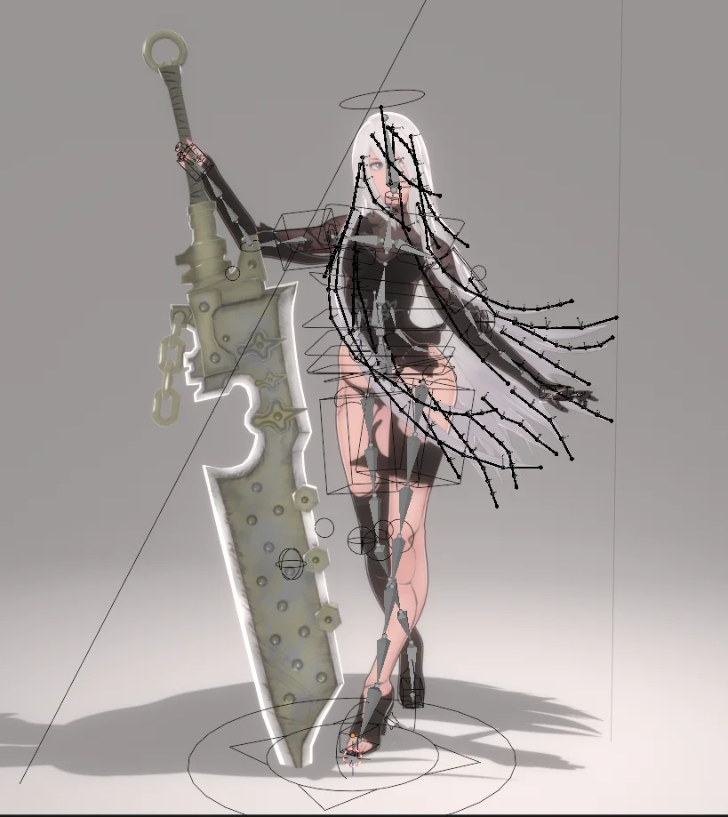 A2 Nier Automata Model screenshot 5