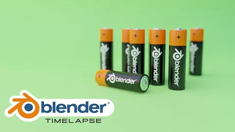 AA Size Battery - Blender 3d models