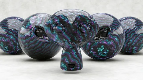 Abalone Shell Material - Blender shaders