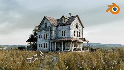 Abandoned House Scene - Blender scenes