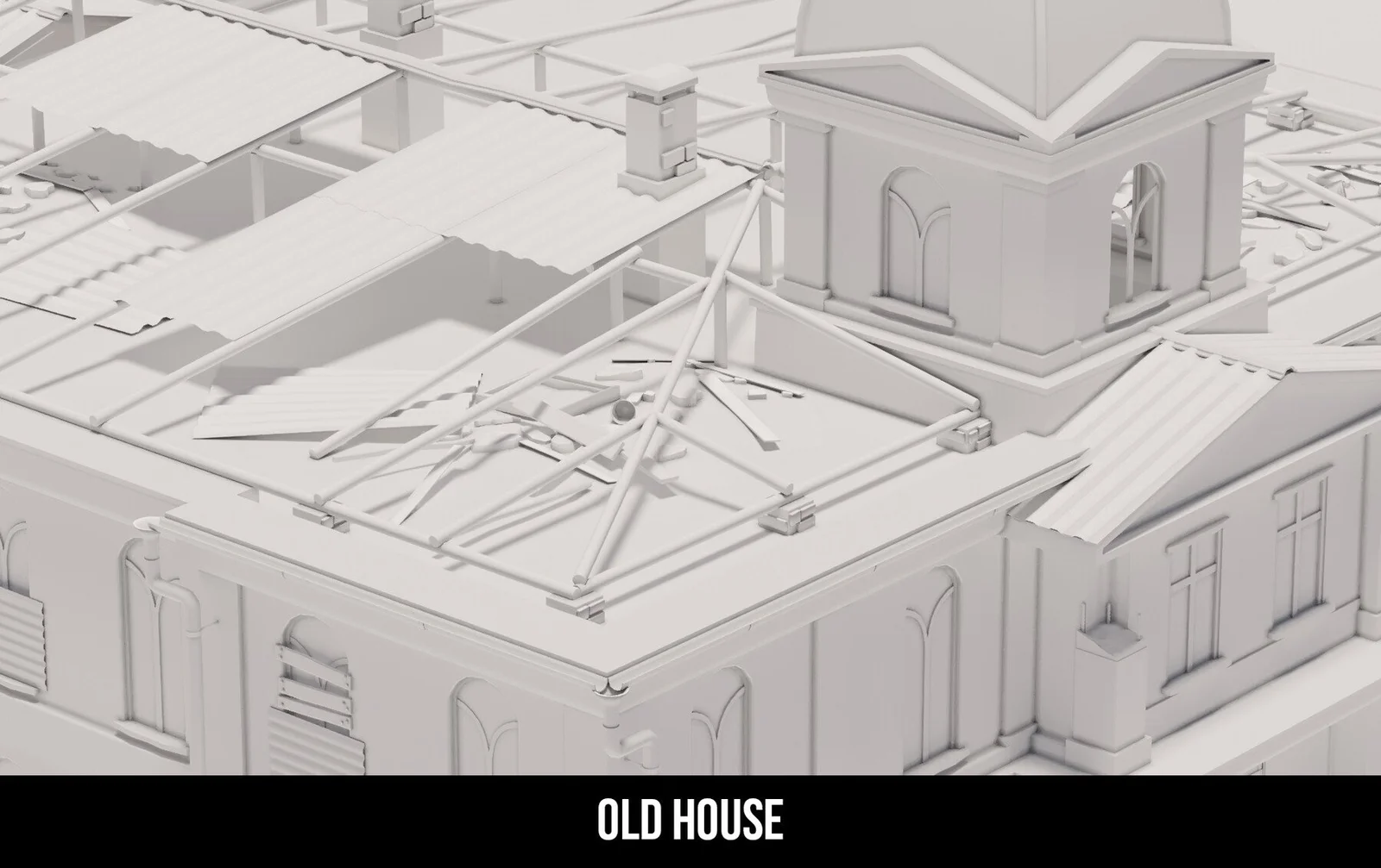 Abandoned Places Kitbash Set screenshot 2