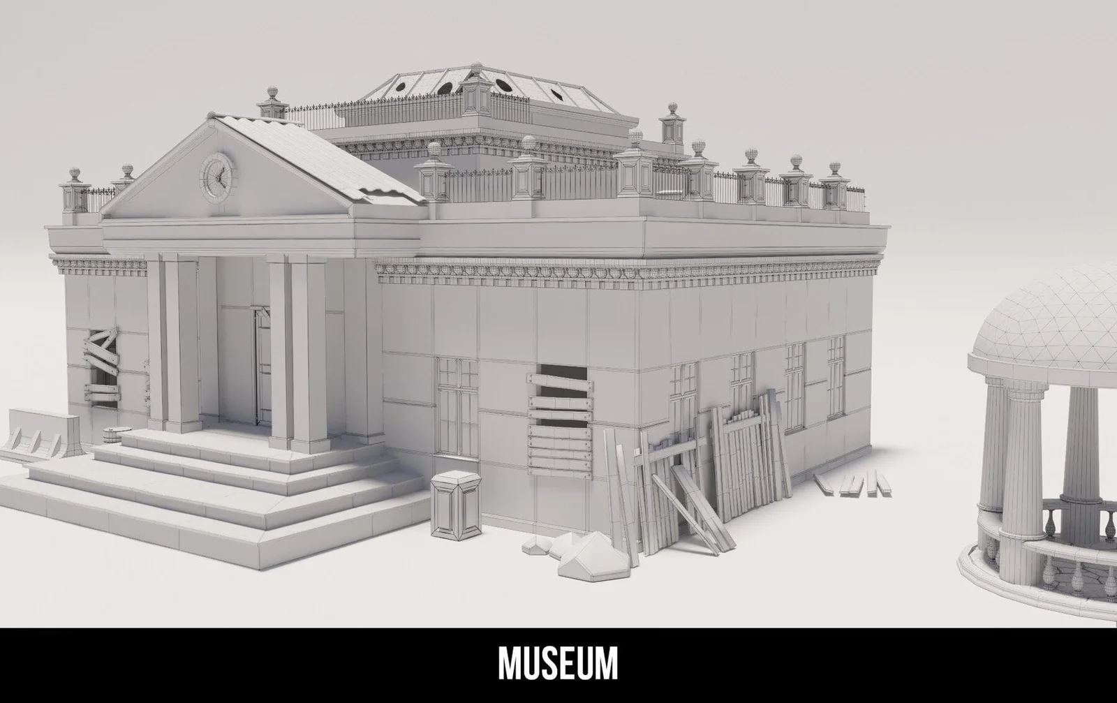 Abandoned Places Kitbash Set screenshot 8