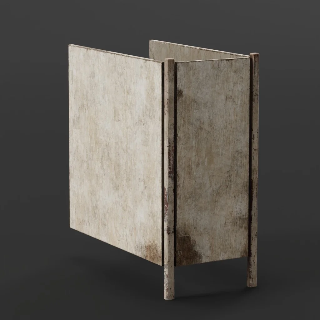 Abandoned Restroom Diorama screenshot 2