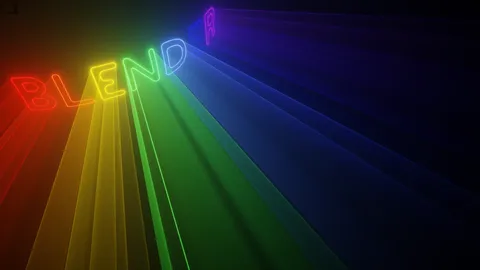 ABC Letters & Numbers Decals - Blender textures & materials