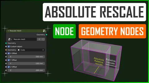 Absolute Rescale - Blender geometry nodes