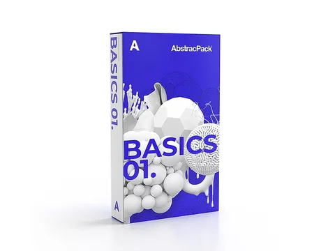 Abstracpack Basics - Blender 3d models