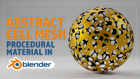 Abstract Cell Mesh Material - Blender shaders