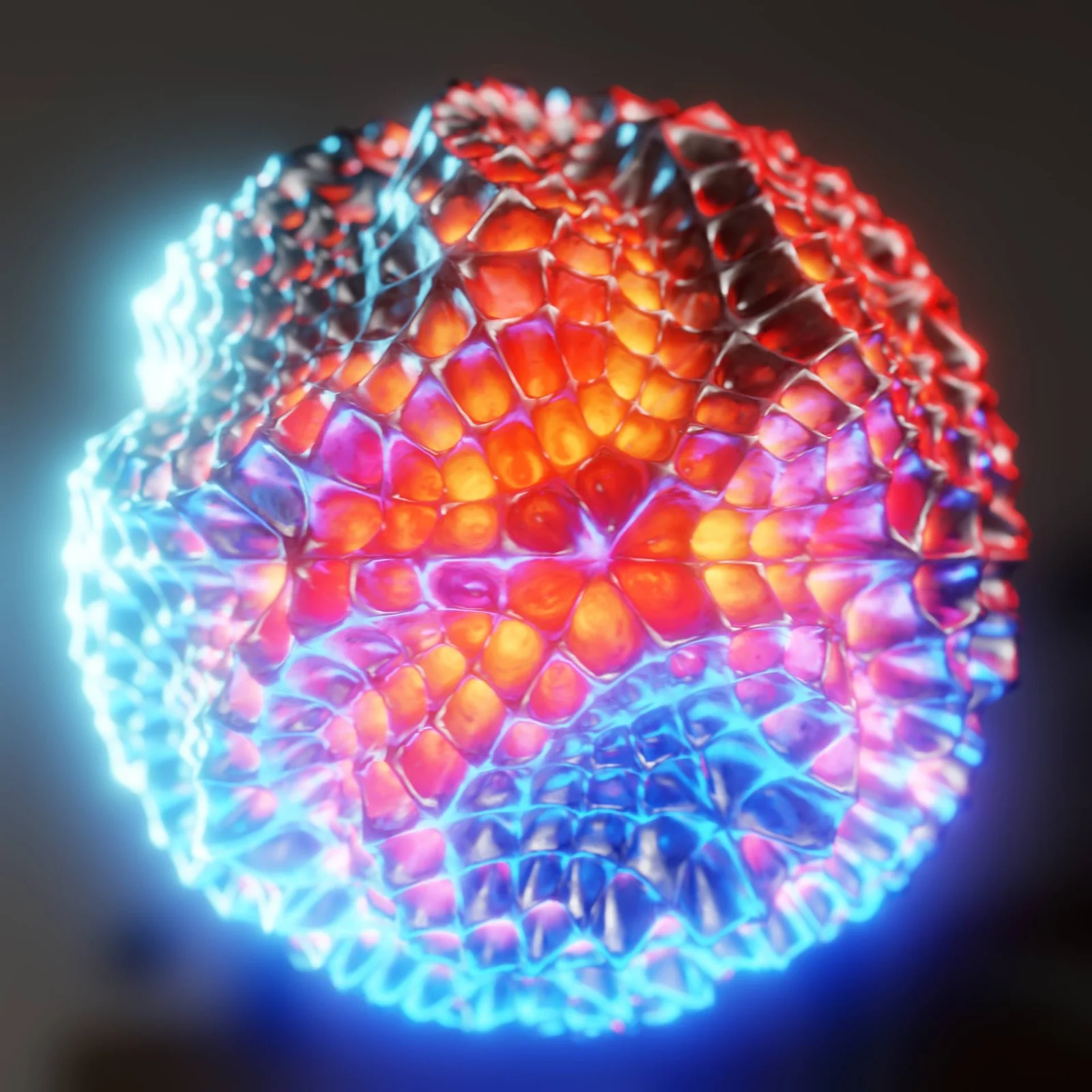 Abstract Honeycomb Sphere Animation screenshot 3