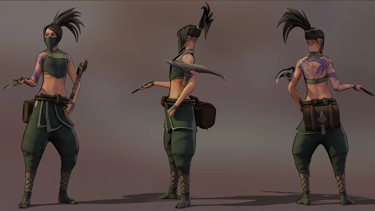 Akali Fan Art Source Files screenshot 2