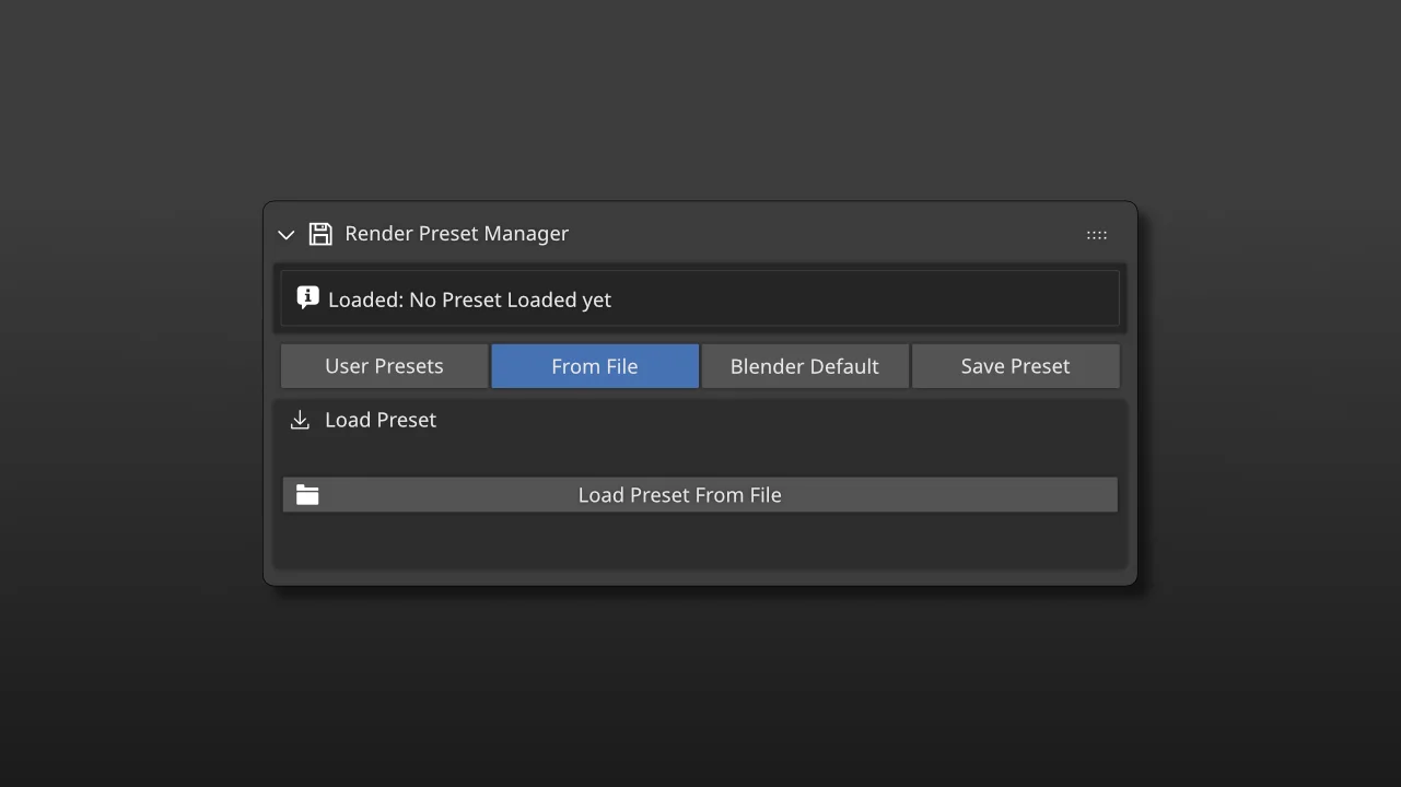 K-Tools Render Preset Manager screenshot 3