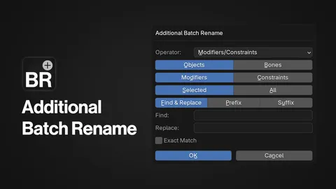 Additional Batch Rename - Blender addons