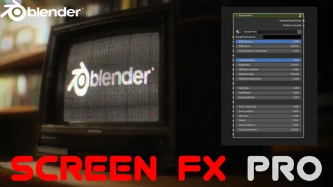 Screen FX Pro - Blender shaders