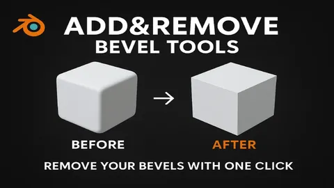 Add & Remove Bevel Tools - Blender addons