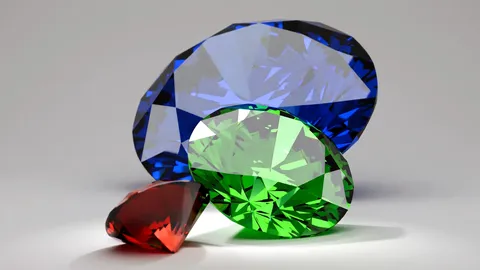 Adjustable Gemstone - Blender shaders