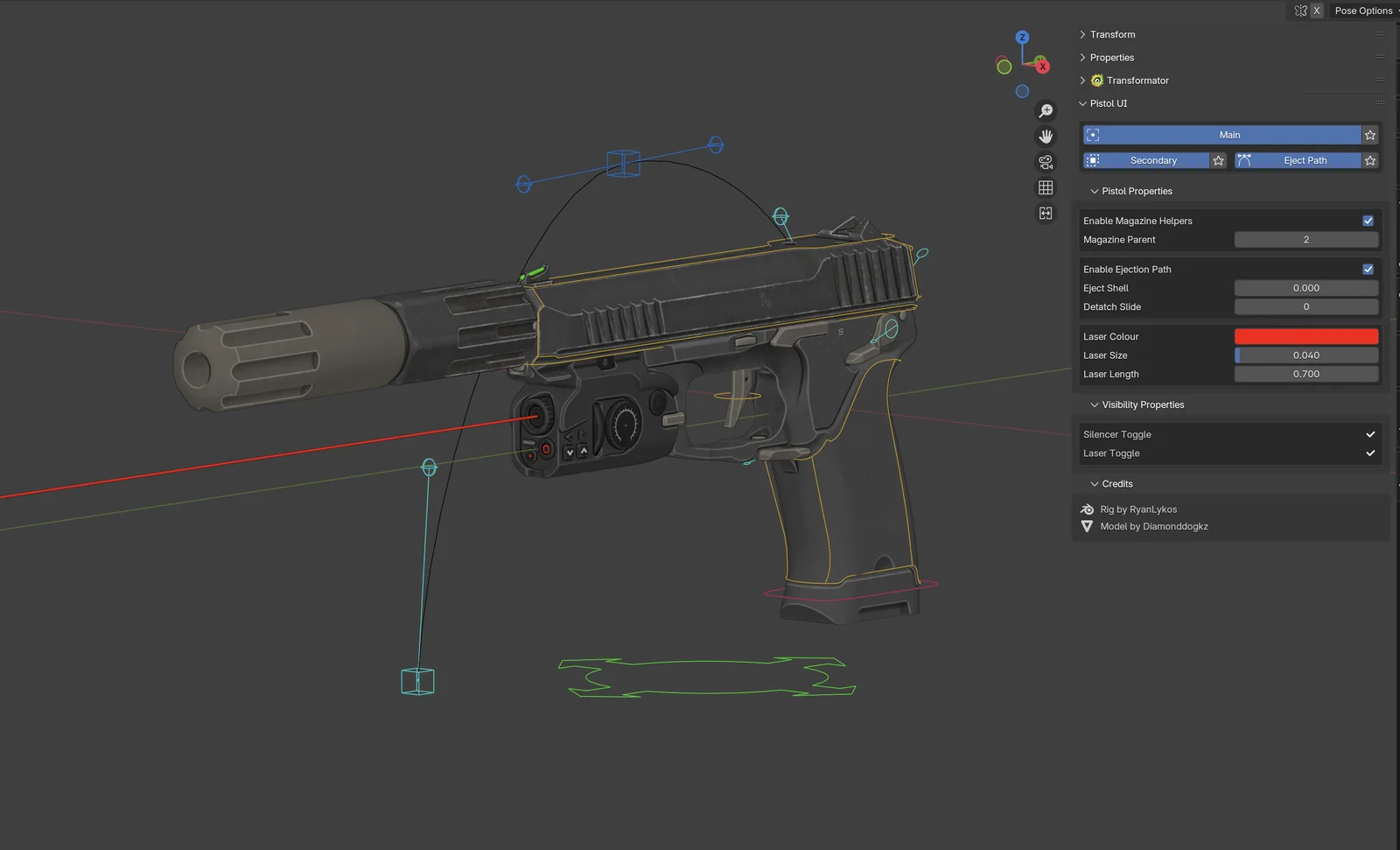 Advance Pistol Rig screenshot 2