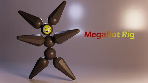 Advanced Megabot Rig - Blender 3d models