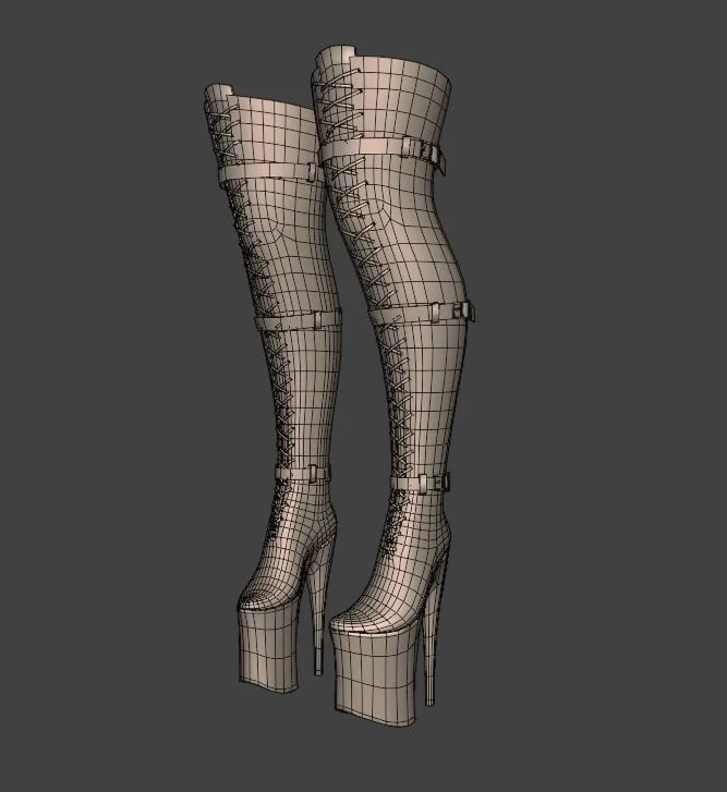 Thigh High Pleaser Heels screenshot 2