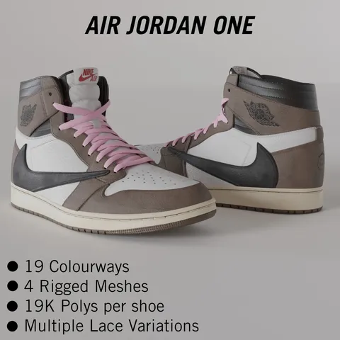 Air Jordan 1 - Blender 3d models