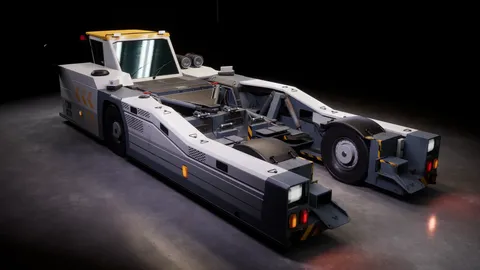 Aircraft Pushback Tractor - Blender 3d models