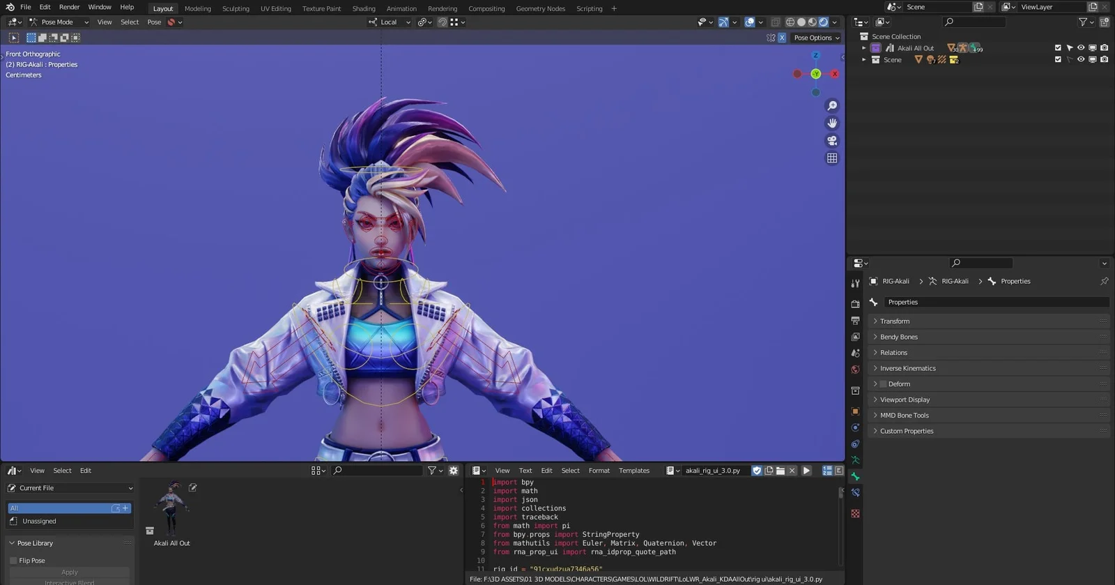 Akali All Out Rig screenshot 2