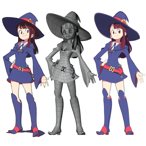 Akko Sculpt - Blender 3d models