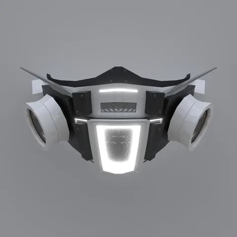 Alces Cyber Mask - Blender 3d models