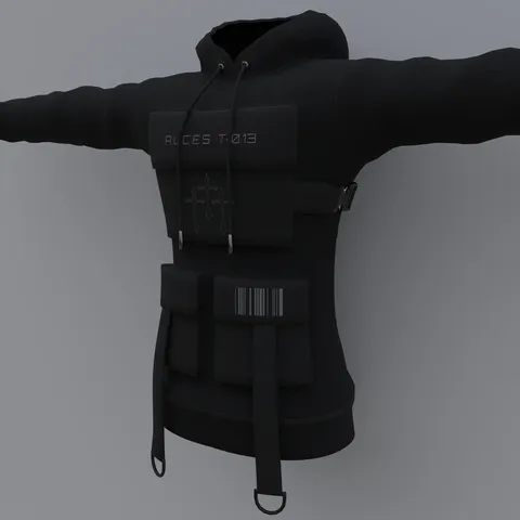 T-0.13 Hoodie - Blender 3d models
