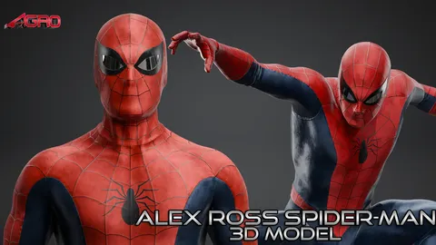 Alex Ross Spider-Man - Blender 3d models