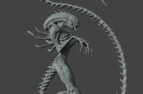 Alien Sculpt - Blender 3d models