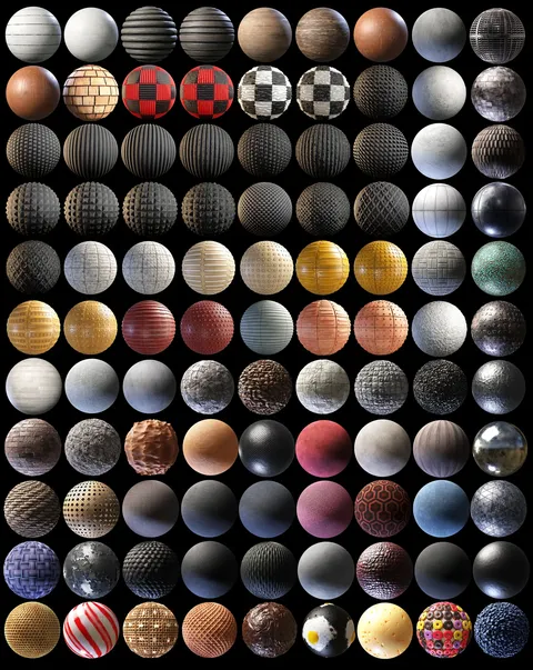 99 Procedural Materials Vol. 1 - Blender textures & materials