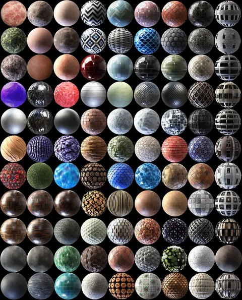 Procedural Materials Pack Vol 2 - Blender textures & materials