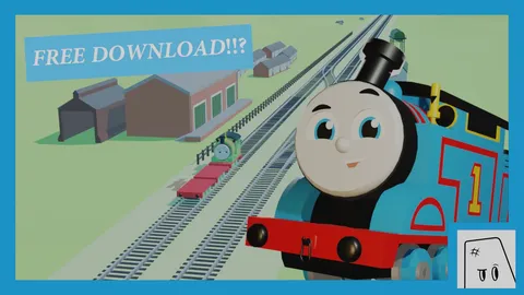 All Engines Go Trains Part 1 - Blender 3d models