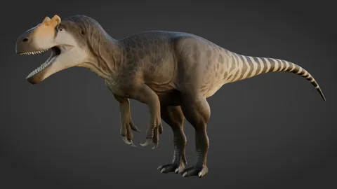 Allosaurus - Blender 3d models