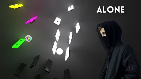 Alone Alan Walker Animation - Blender scenes