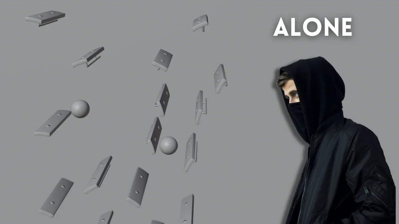 Alone Alan Walker Animation screenshot 2