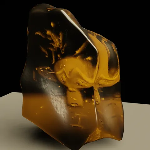 Amber Material - Blender shaders
